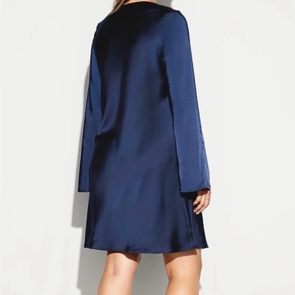 The Occasion by Old Navy - Chic Long Sleeve Navy Dress - Picture 2 of 9